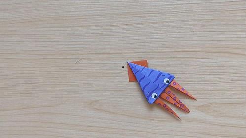 章鱼折纸视频,创意折纸艺术品的制作过程揭秘