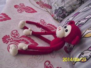 钩猴子玩偶视频教程,钩制可爱钩猴子玩偶教程详解